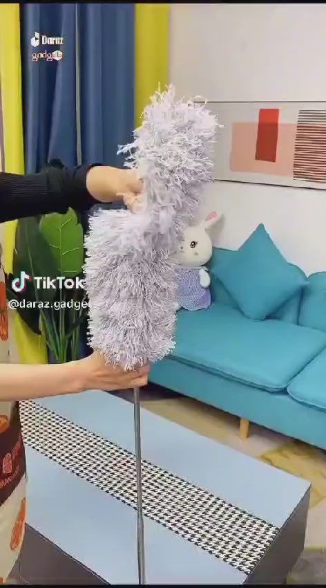 Restock Foldable Cleaning Grey Duster (Premium Quality)   Big Size